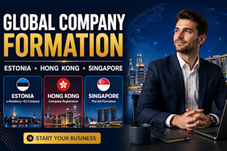 register hong kong trade, estonia e residency, singapore pte company formation