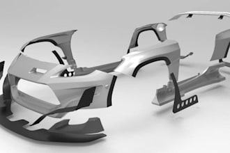 create custom widebody kits, aero parts and 3d cad models for cars