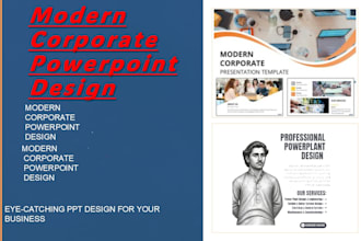 design professional power point presentation and slides