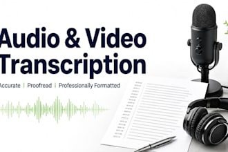 transcribe audio and video accurately