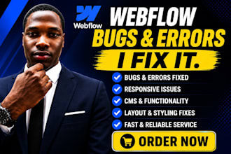 fix webflow bugs and errors