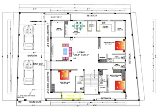 do 2d house floor plan in autocad