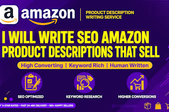 write descriptions of products