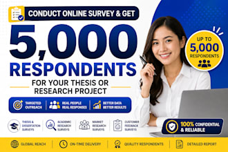 get 500 targeted survey respondents to fill online survey and questionnaire poll