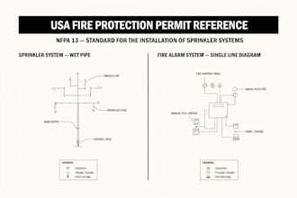 design fire alarm drawings for nfpa 72 permit submission in colorado and florida