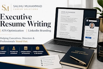 write executive resume, CV and ats resume for managers and directors