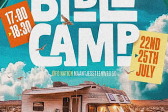 design a professional church flyer