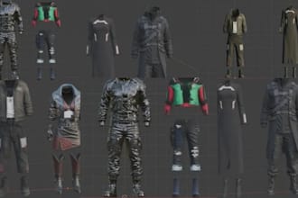 create custom fivem eup clothing, biker tattoo clothes vests chains and outfit
