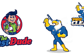do modern fresh, cleaning and maintenance logo design