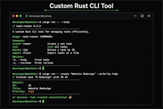 build a fast custom cli tool in rust