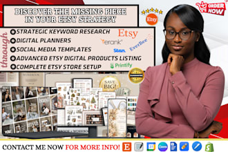 do etsy digital product design etsy shop set up etsy digital product listing SEO