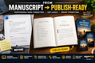 do book formatting, KDP layout, and ebook typesetting
