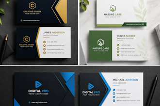 design a professional business card in canva
