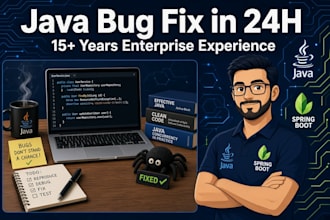 fix bugs and errors in your java or spring boot application