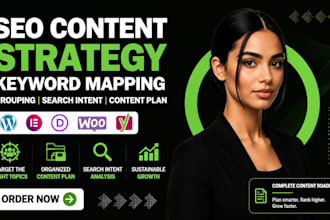 do  mapping keyword grouping and content planning