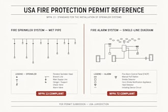 design USA fire sprinkler hydraulic calculations for washington and utah permits