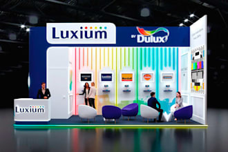 design a custom exhibition stand or trade show booth