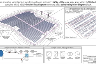 prepare bankable pvsyst report and solar energy yield assessment
