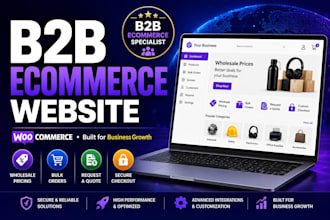 build a b2b ecommerce website with woocommerce
