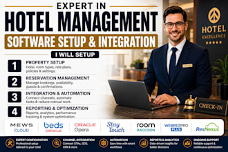 setup mews cloudbeds oracle opera stayntouch roomraccoon webrezpro plus resnexus