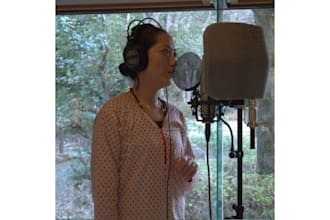 record a natural japanese female voice over