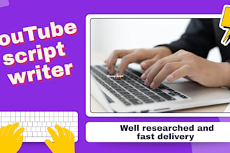 write engaging scripts for youtube videos and video content