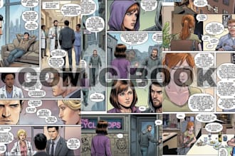 comic book, comic illustration, comic graphic novel