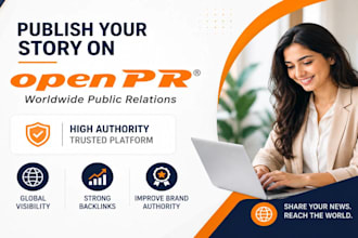 publish guest posts and press releases on openpr