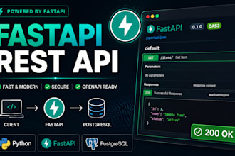 build a rest API backend with fastapi and postgresql