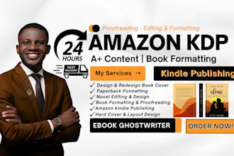 ghostwrite your ebook, script as a content creator and ghostwriter, book editor
