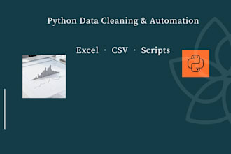 data cleaning, excel, csv, python script, automation