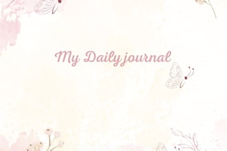 design a beautiful daily journal, planner and habit tracker