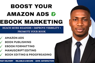 do nonfiction editing, ebook marketing and amazon ads