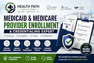 complete medicaid provider enrollment medicare caqh credentialing
