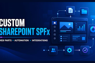 develop custom sharepoint spfx web parts with react and power automate