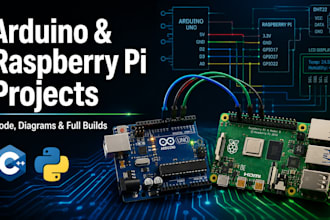 build arduino and raspberry pi projects with code