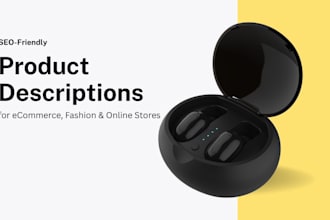 write SEO product descriptions for ecommerce brands