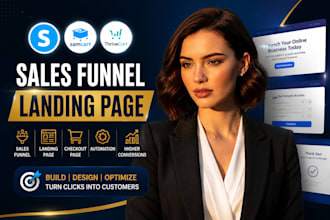 systeme io samcart sales funnel thrivecart landing page