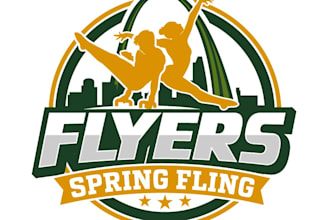 design awesome fling logo with free unlimited revisions