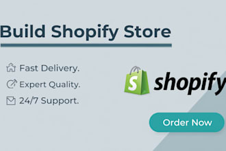 build shopify store, write SEO content and manage digital marketing