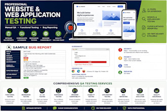 professionally test your website or web application