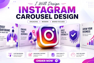 design instagram carousel posts, social media carousel, swipe posts professional
