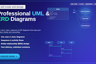 create uml diagrams use case class sequence and erd diagrams