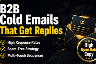 write b2b cold email sequences that get replies