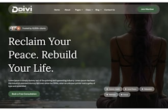 squarespace psychotherapy website mental wellness counseling website