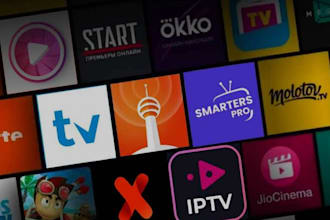 rebranding for all iptv app, tivimate, ibproplayer, cpanal, app design, cpanel