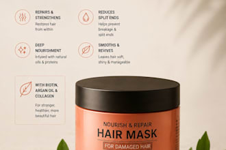 create professional product listing images and infographics