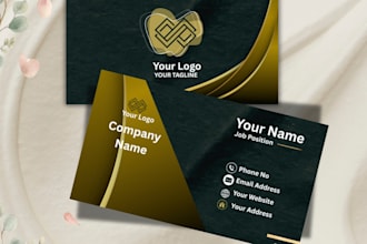 design a professional printable business card in canva