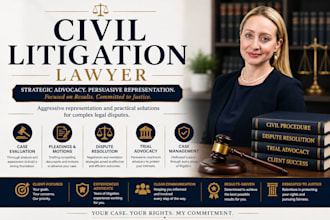 civil litigation lawyer for lawsuits,complaints, motion,appeals,petitions in USA