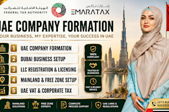 do uae company formation, dubai business setup, llc registration and licensing